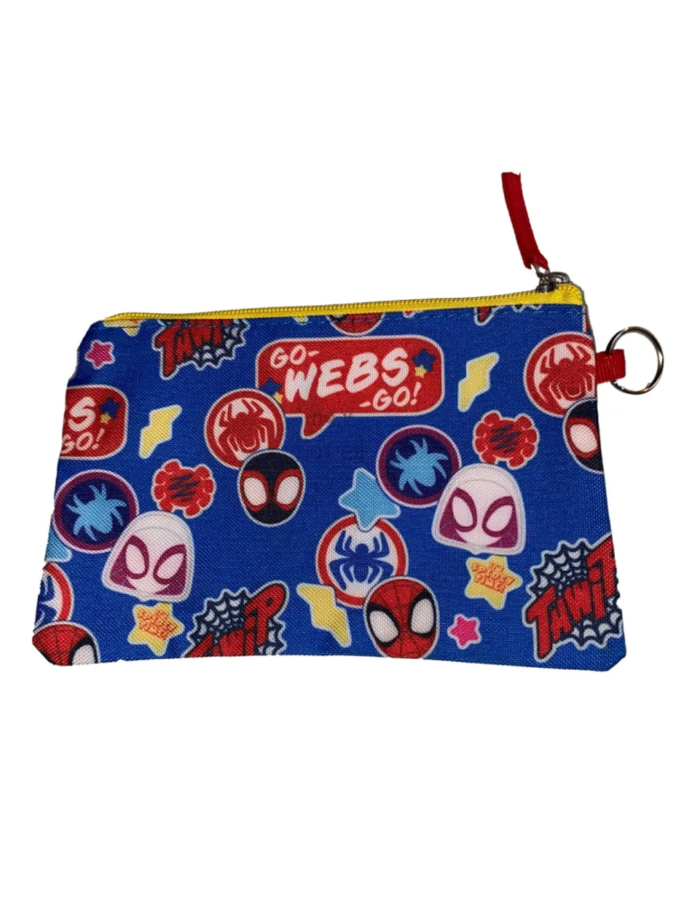 Boys Marvel Spidey and His Amazing Friends Zipper Pouch One Size Blue Red